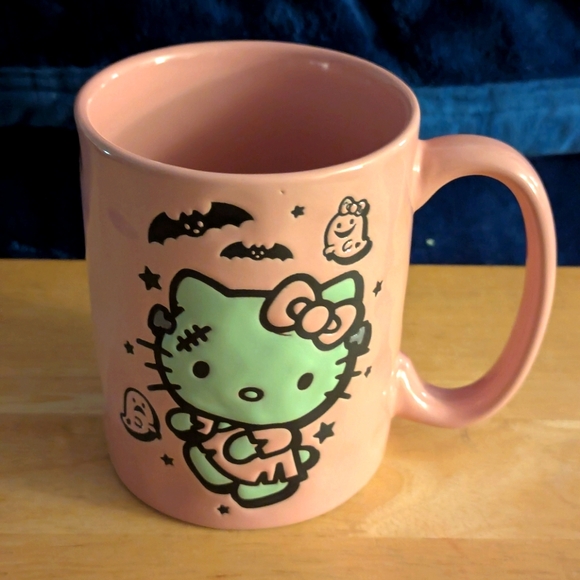 Hello Kitty Frankenstein Ceramic Mug Pink - Picture 1 of 4